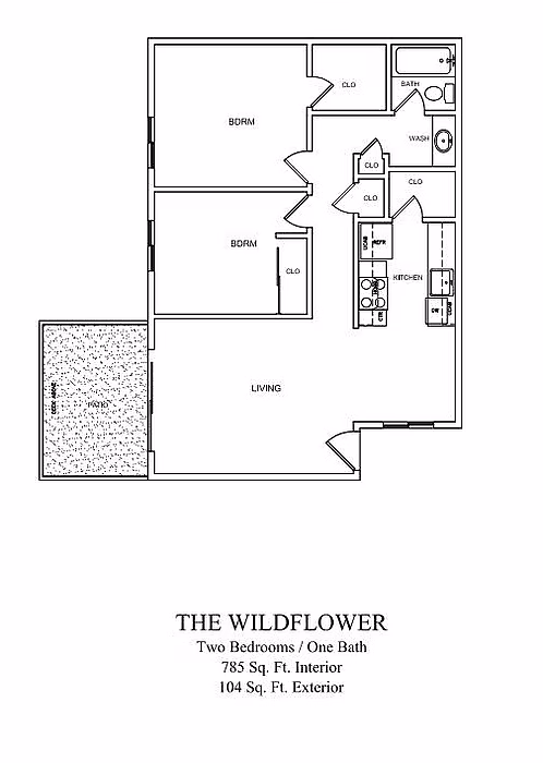 The Wildflower 113 floor plan